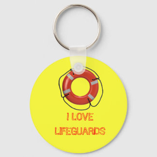 I LOVE LIFEGUARDS KEY RING