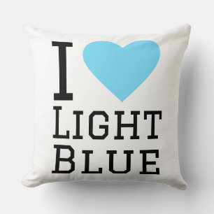 I love light blue cushion