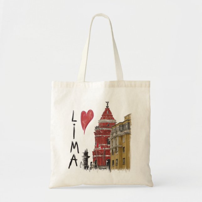 I love Lima Tote Bag (Front)