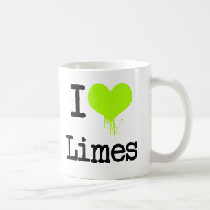 I Love Limes Coffee Mug