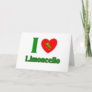 I Love Limoncello Holiday Card