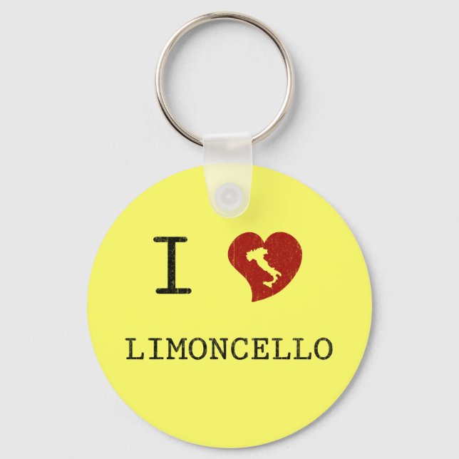 I Love Limoncello Key Ring (Front)