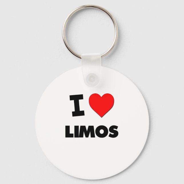 I Love Limos Key Ring (Front)
