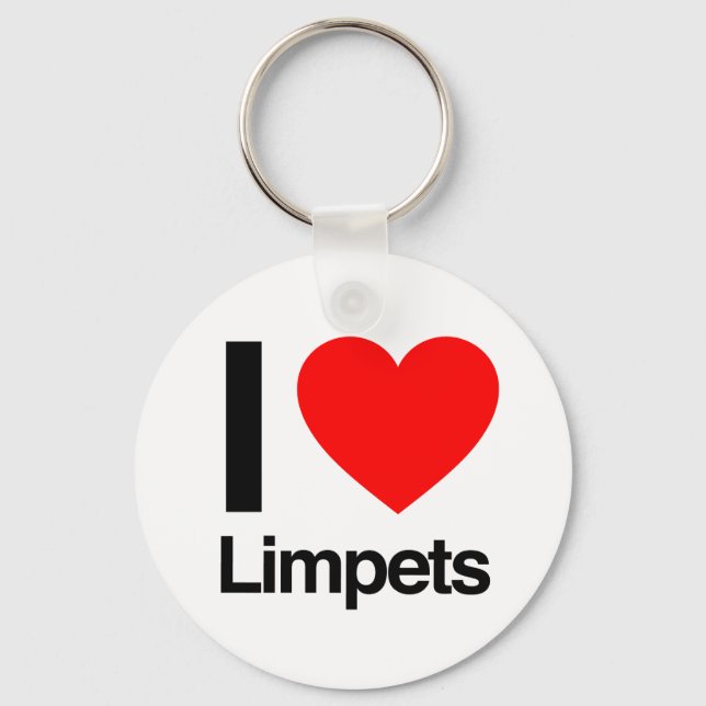 i love limpets key ring (Front)
