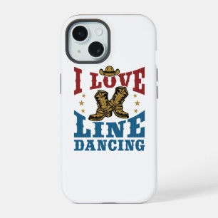 I Love Line Dancing iPhone 15 Case