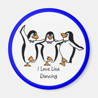 I Love Line Dancing Magnet