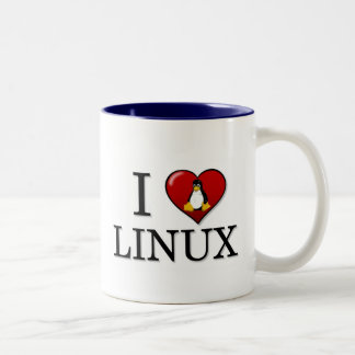 I Love Linux Mug