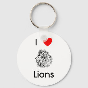 I love lions Keychain