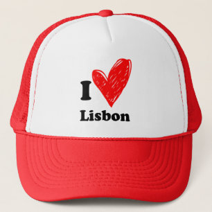 I love Lisbon Trucker Hat
