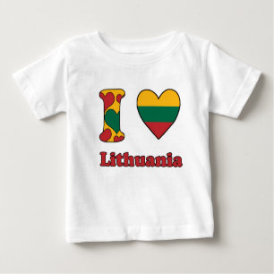 I love Lithuania Baby T-Shirt