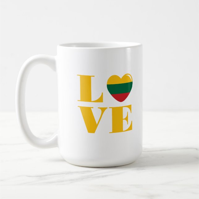 I love Lithuania Coffee Mug (Left)