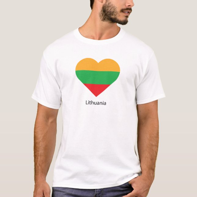I Love Lithuania T-Shirt (Front)