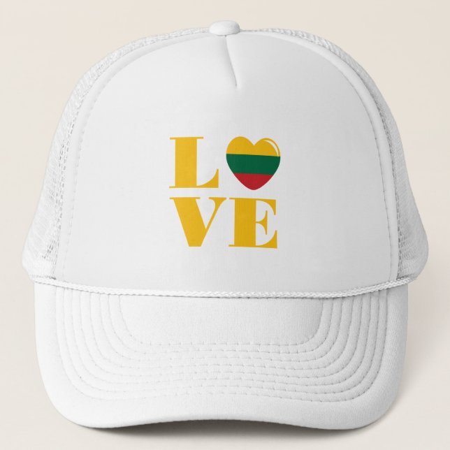 I love Lithuania Trucker Hat (Front)