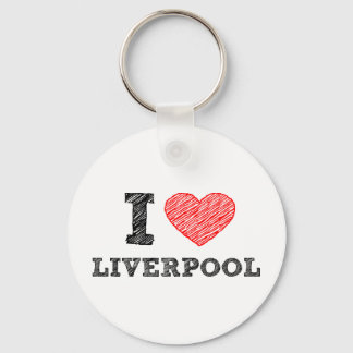 I love Liverpool Key Ring