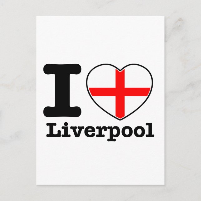 I love Liverpool Postcard (Front)