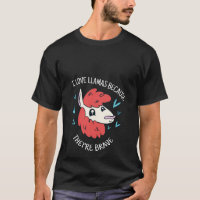 I Love Llamas Because They're Brave Cute Llama Pr