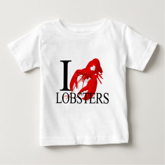 I Love Lobsters Baby's Baby T-Shirt