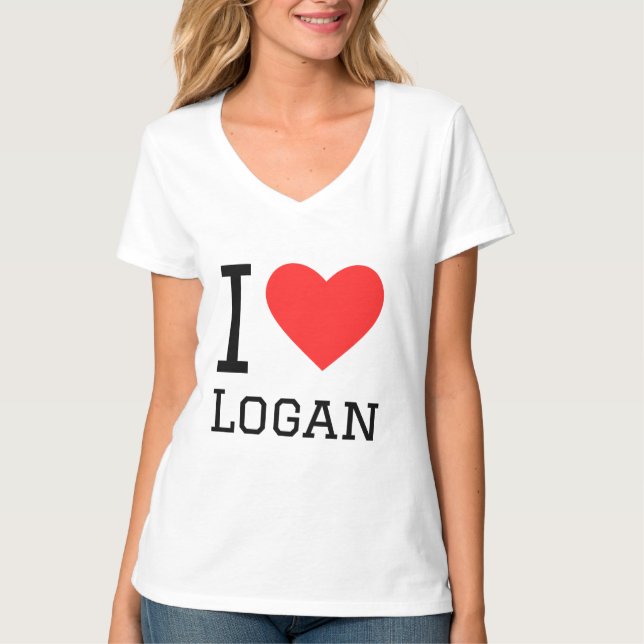 I love Logan  T-Shirt (Front)