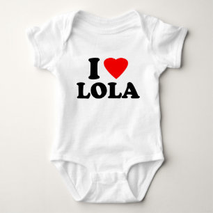 I Love Lola Baby Bodysuit