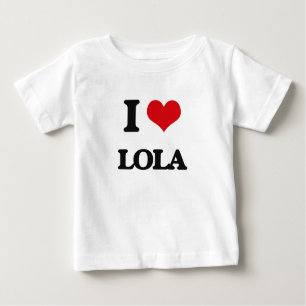 I Love Lola Baby T-Shirt