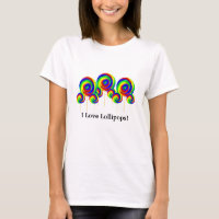 I Love Lollipops t-shirt
