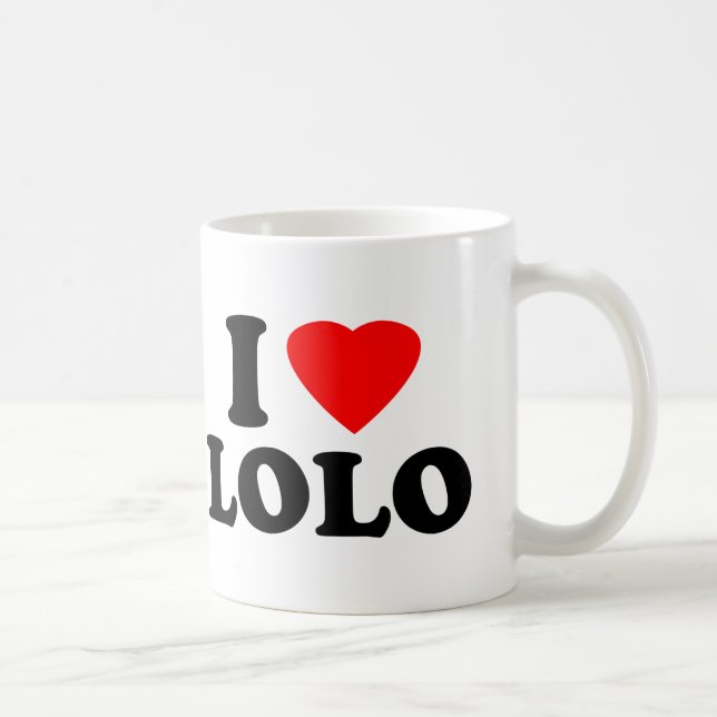 I Love Lolo Coffee Mug (Right)