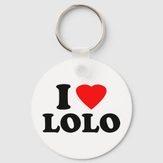 I Love Lolo Key Ring