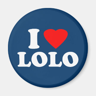 I Love Lolo Magnet