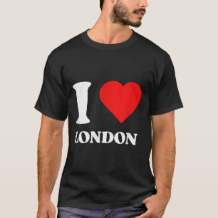 I Love London I Heart London Name Y2k Valentines D T-Shirt