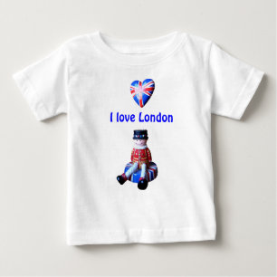 I love London, long sleeve baby t-shirt