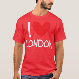 I Love London Name Personalised Girl Woman BFF Fri T-Shirt