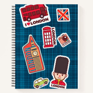 I Love London Notebook