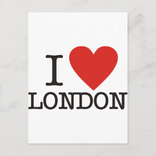 I love London Postcard