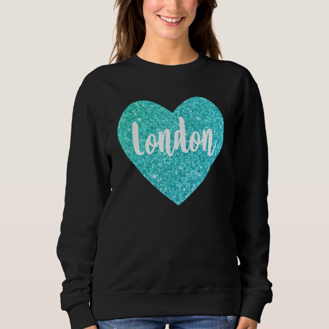 I Love London Uk Heart Sweatshirt (Front)