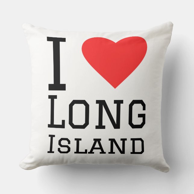 I love Long Island  Cushion (Front)