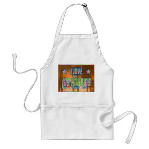 I LOVE Los Angeles Beautiful Orange Sunset APRON