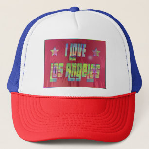 I LOVE Los Angeles Beautiful Reddish Hat