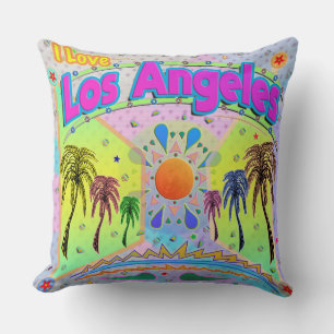 I LOVE Los Angeles Calm Desire Pillow