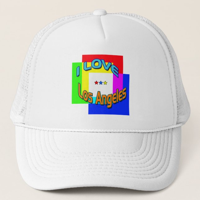 "I LOVE Los Angeles Colouring 1" Hat (Front)