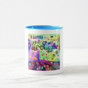 I LOVE Los Angeles Cool Energy Mug