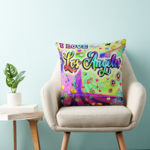 I LOVE Los Angeles Cool Energy Pillow
