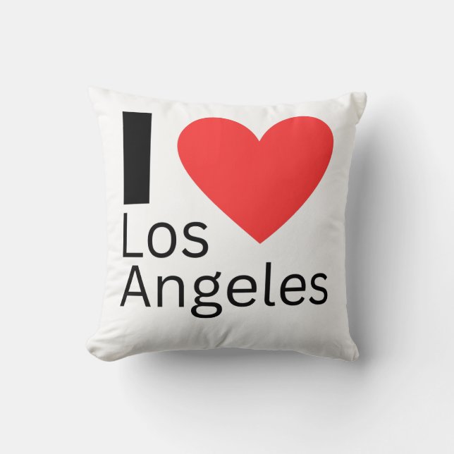 I Love Los Angeles Cushion (Front)