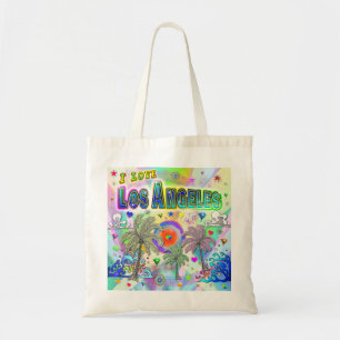 I LOVE Los Angeles Deep Dream Tote Bag