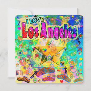 I LOVE Los Angeles Epoch Hour Holiday Card