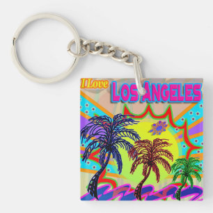 I LOVE Los Angeles Eternal Keychain