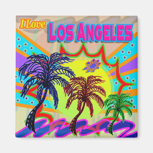 I LOVE Los Angeles Eternal Magnet