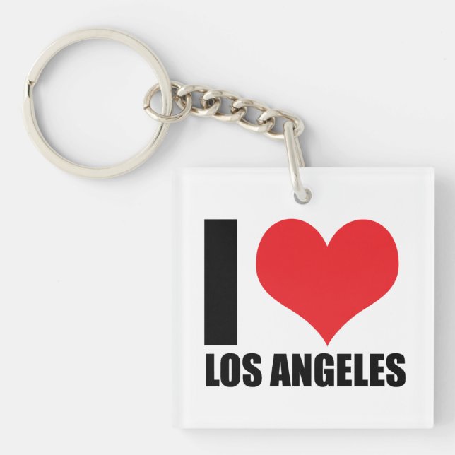I love Los Angeles Key Ring (Front)