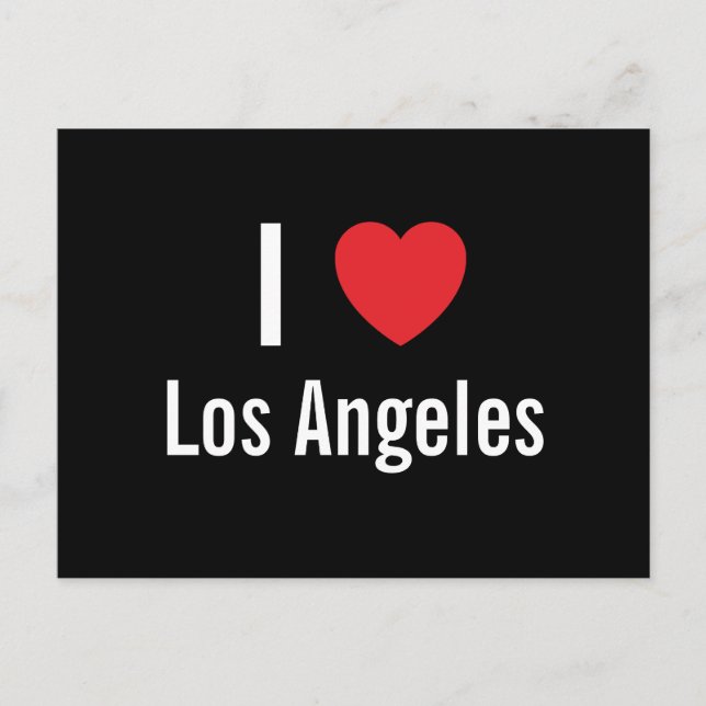 I love Los Angeles Postcard (Front)