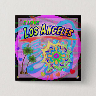 I LOVE Los Angeles True Progress Button