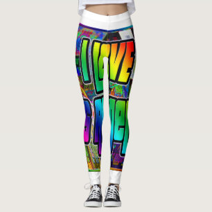 I LOVE Los Angeles Twist Leggings